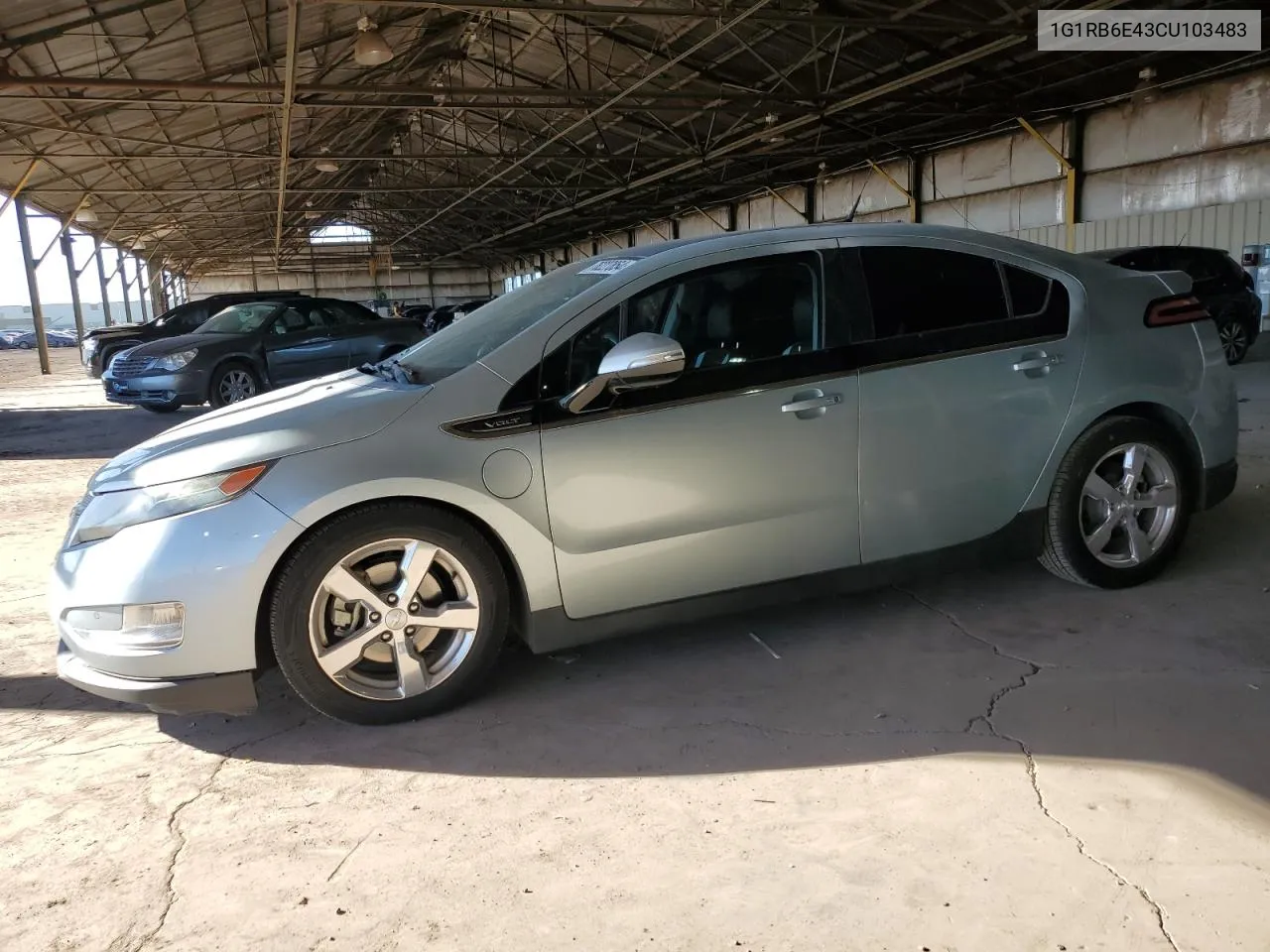 2012 Chevrolet Volt VIN: 1G1RB6E43CU103483 Lot: 76227854