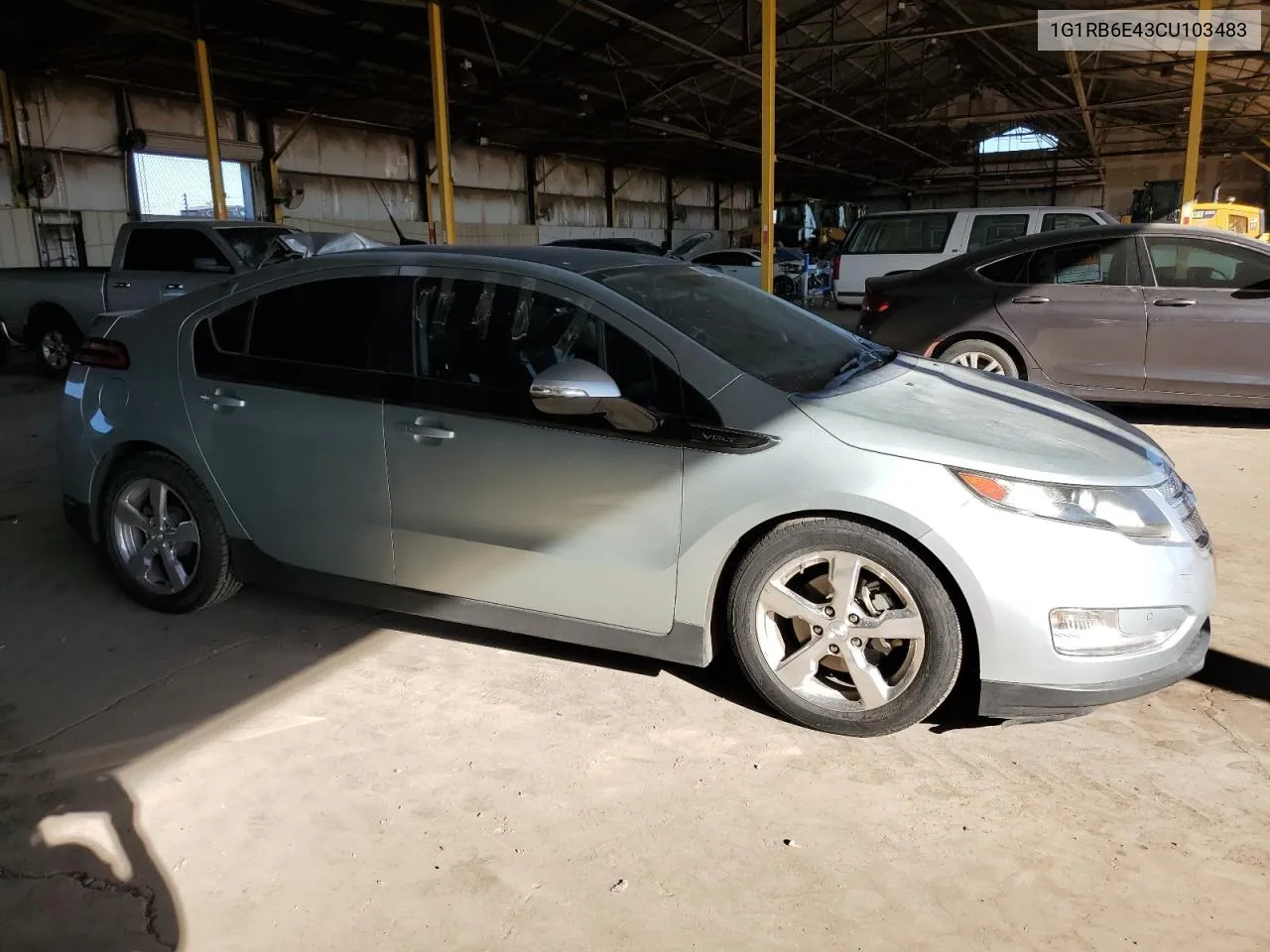 2012 Chevrolet Volt VIN: 1G1RB6E43CU103483 Lot: 76227854