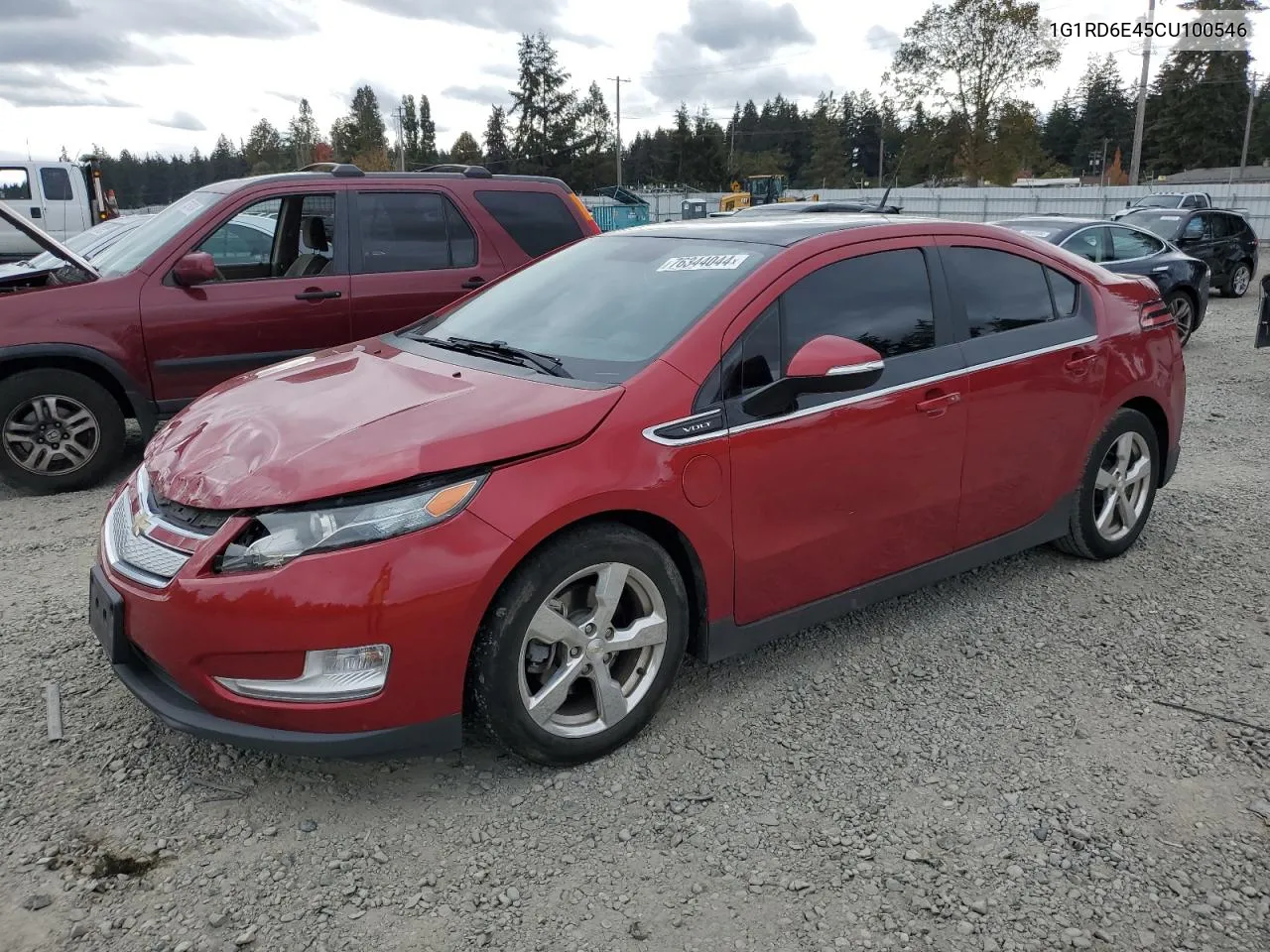 2012 Chevrolet Volt VIN: 1G1RD6E45CU100546 Lot: 76344044