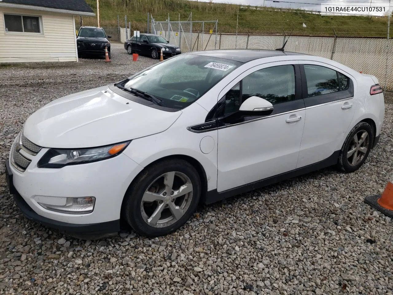 2012 Chevrolet Volt VIN: 1G1RA6E44CU107531 Lot: 76459824