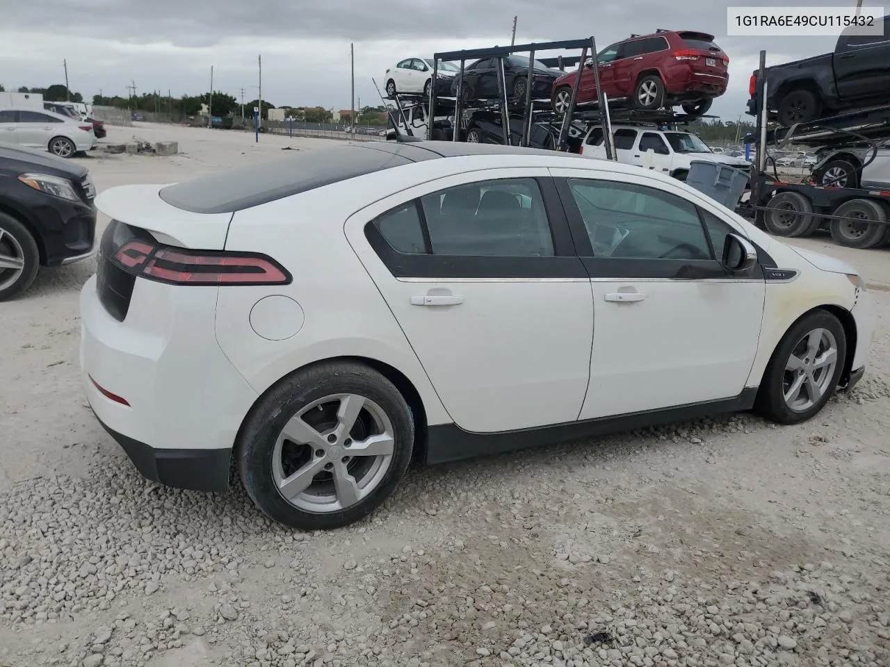 2012 Chevrolet Volt VIN: 1G1RA6E49CU115432 Lot: 76627364