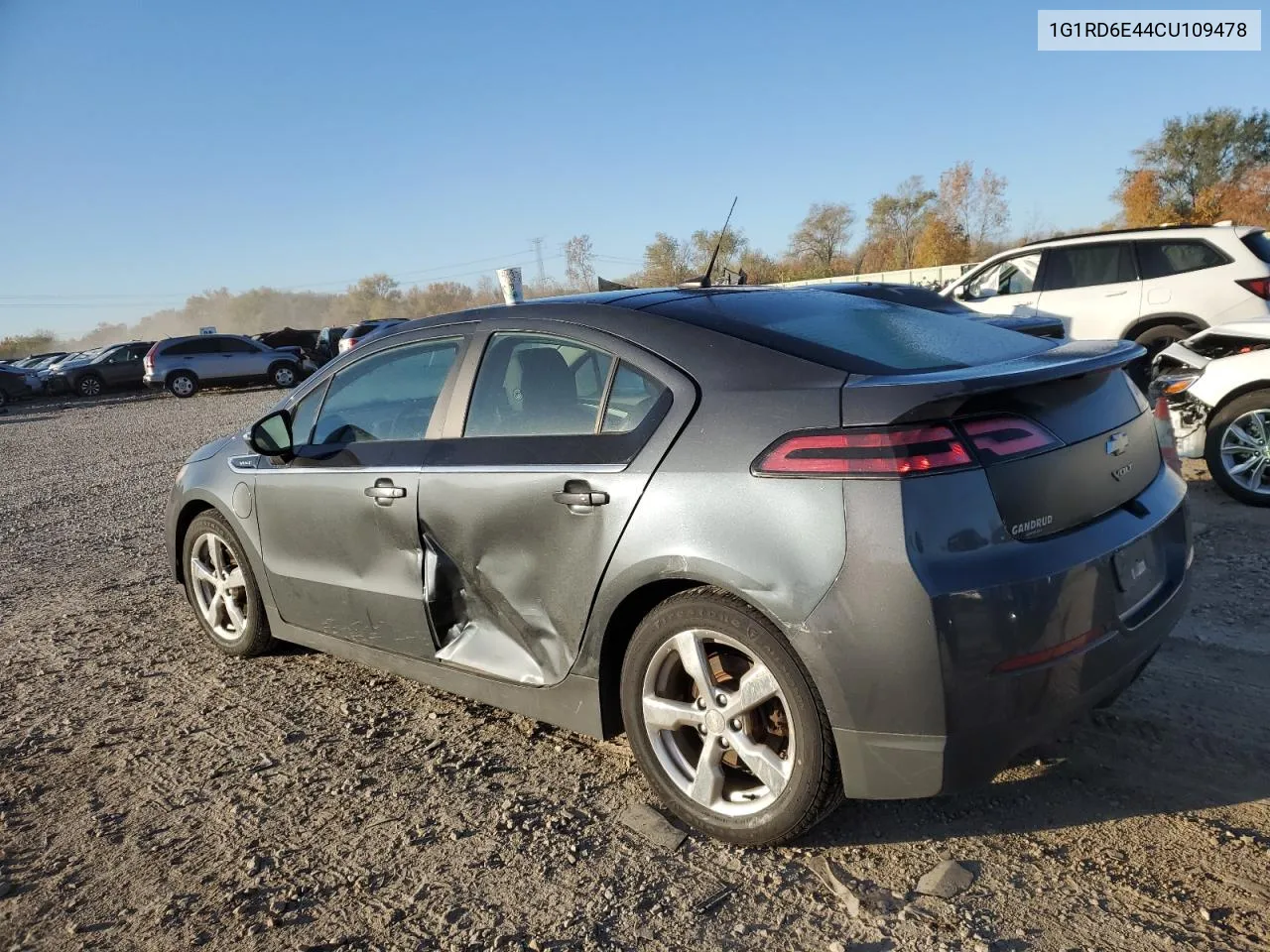 2012 Chevrolet Volt VIN: 1G1RD6E44CU109478 Lot: 77003714