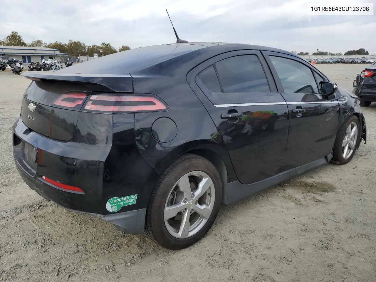 2012 Chevrolet Volt VIN: 1G1RE6E43CU123708 Lot: 77329324