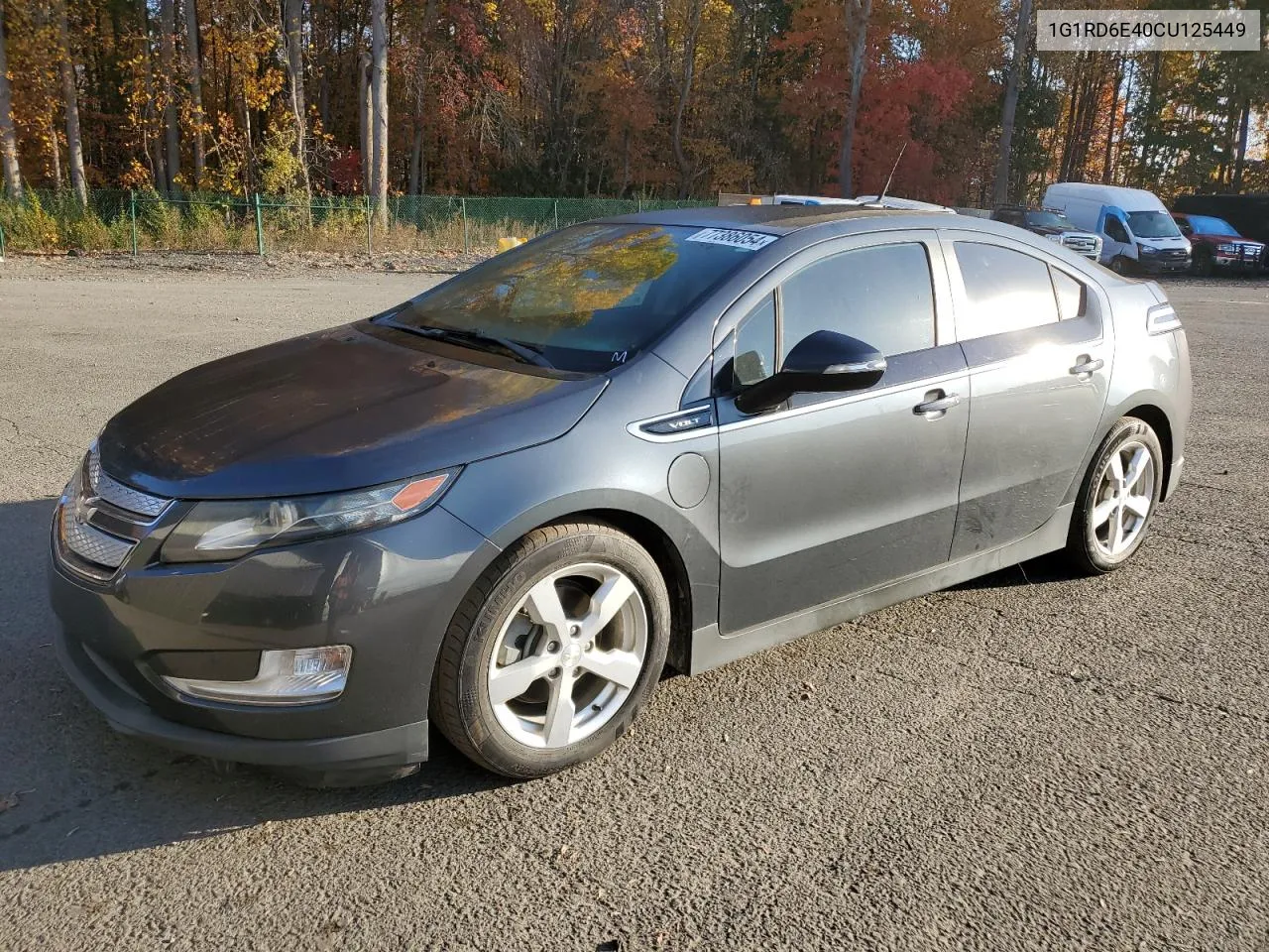 2012 Chevrolet Volt VIN: 1G1RD6E40CU125449 Lot: 77386054