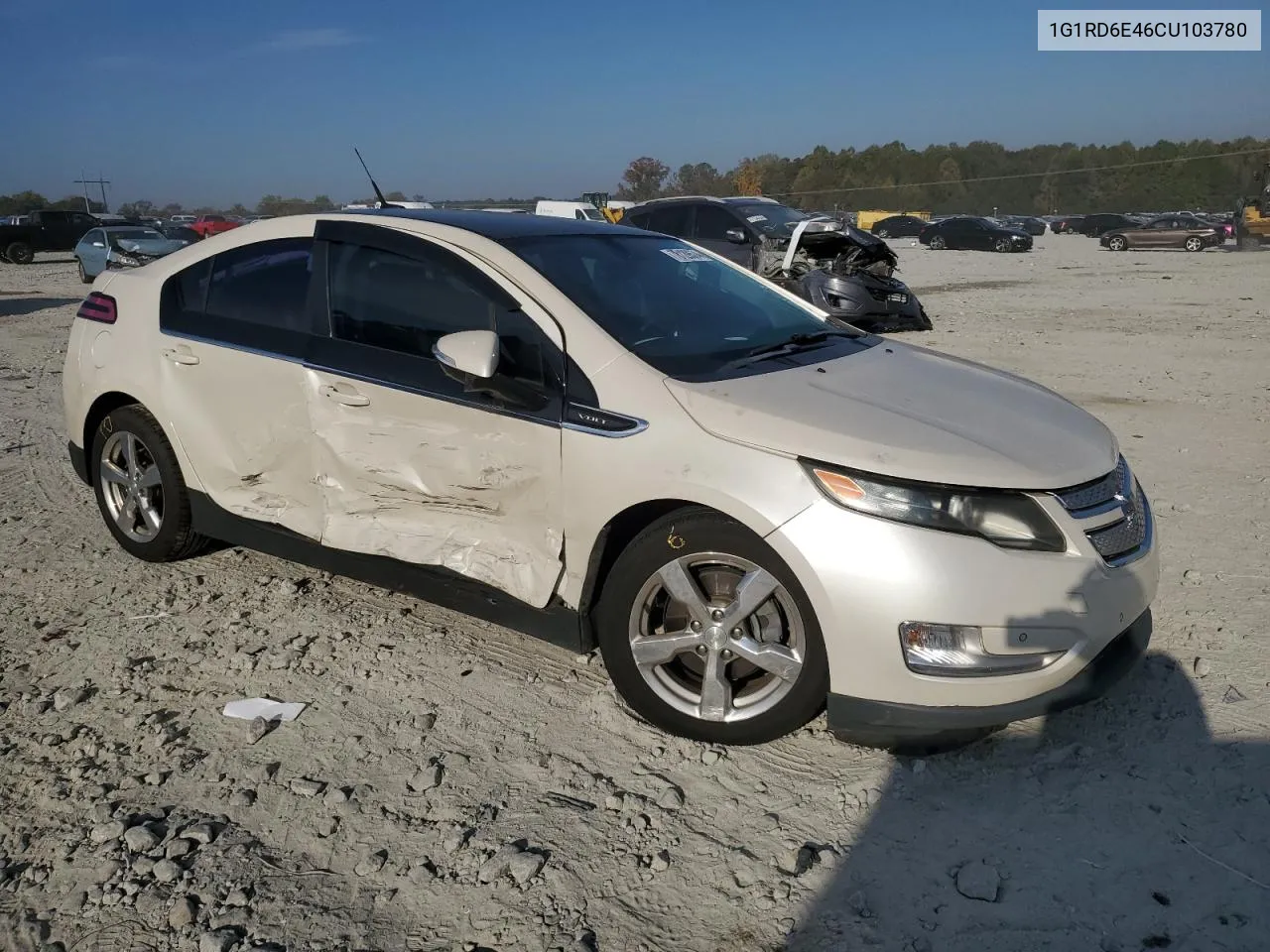 2012 Chevrolet Volt VIN: 1G1RD6E46CU103780 Lot: 78129574