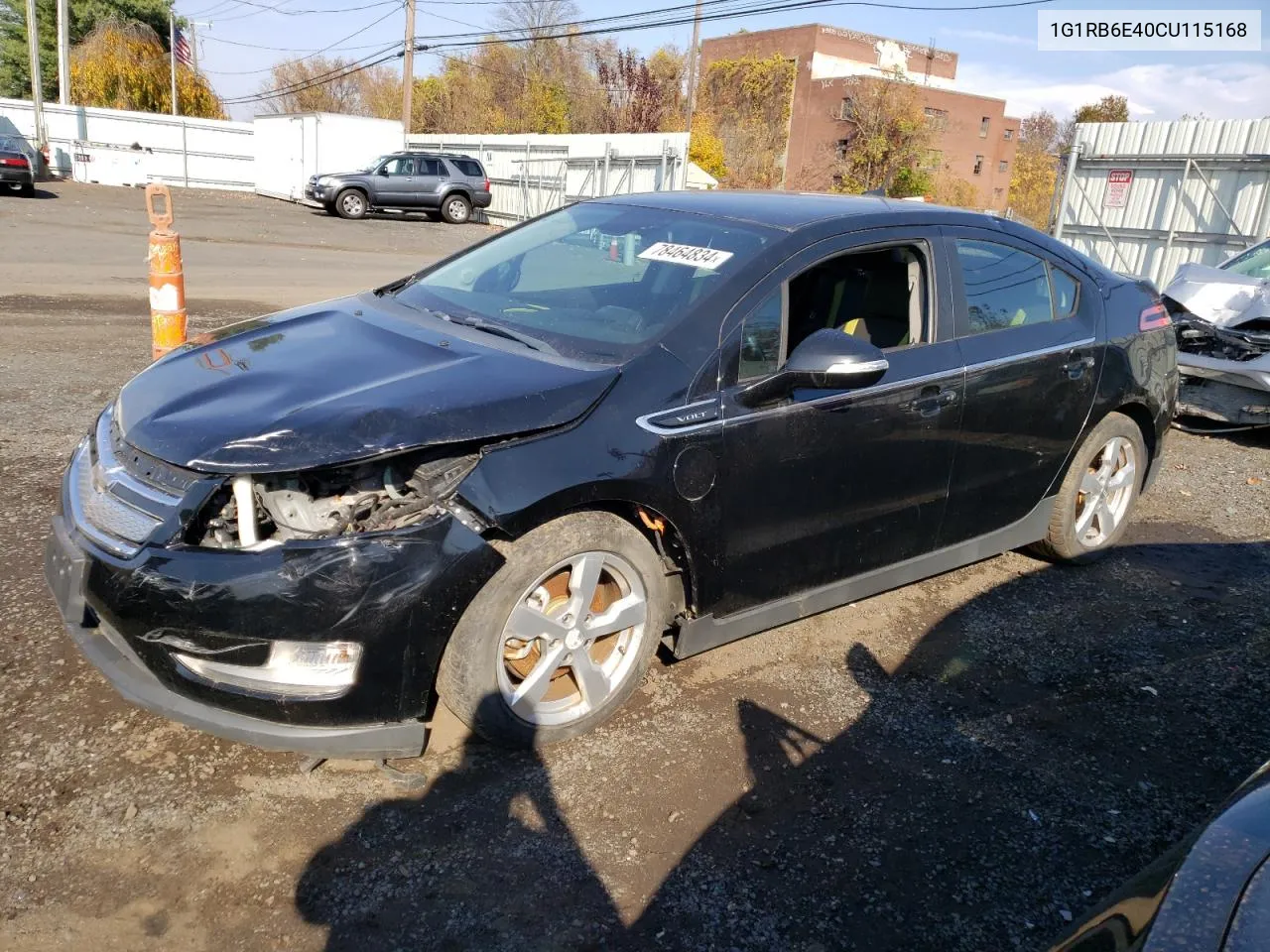 2012 Chevrolet Volt VIN: 1G1RB6E40CU115168 Lot: 78464834