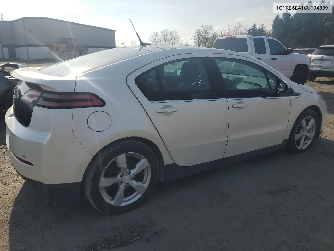 2012 Chevrolet Volt VIN: 1G1RB6E41CU104809 Lot: 78619474