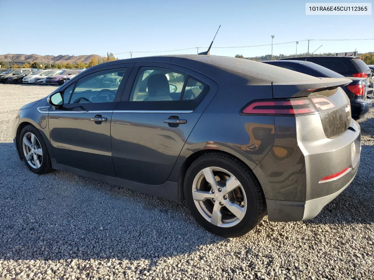 2012 Chevrolet Volt VIN: 1G1RA6E45CU112365 Lot: 80552544