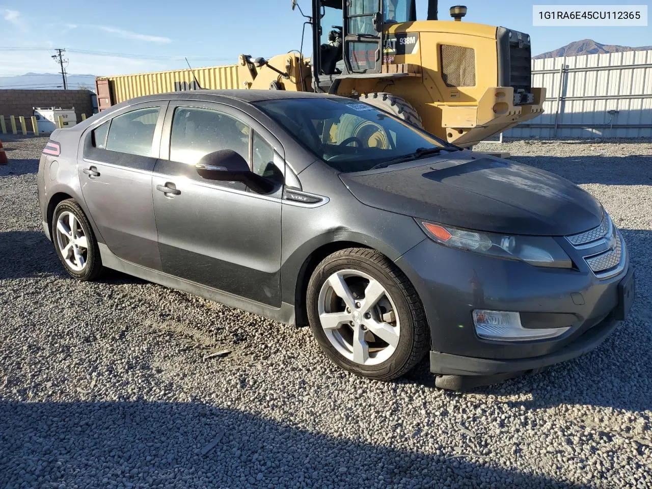 2012 Chevrolet Volt VIN: 1G1RA6E45CU112365 Lot: 80552544