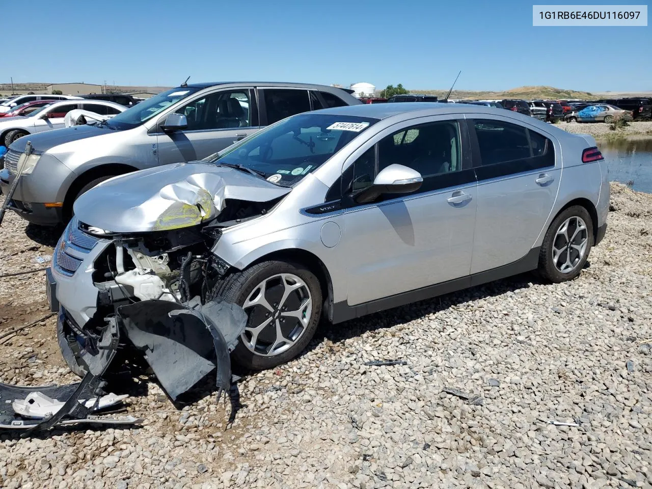 2013 Chevrolet Volt VIN: 1G1RB6E46DU116097 Lot: 57447614