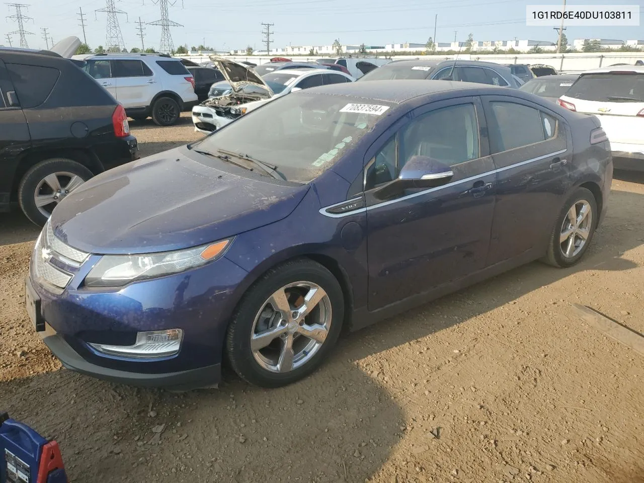 2013 Chevrolet Volt VIN: 1G1RD6E40DU103811 Lot: 70837594