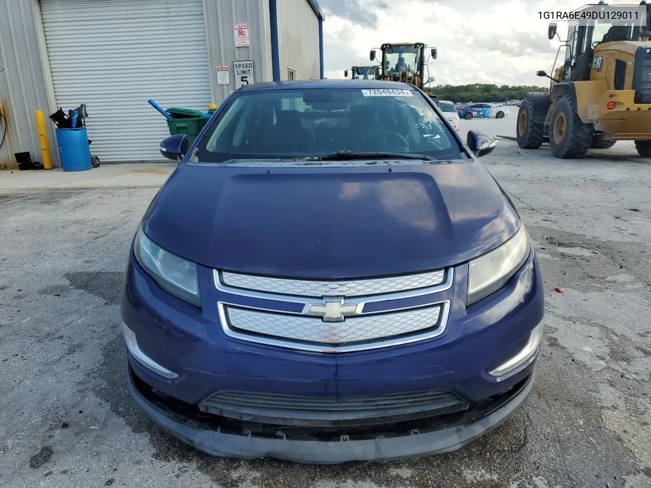 2013 Chevrolet Volt VIN: 1G1RA6E49DU129011 Lot: 72049434