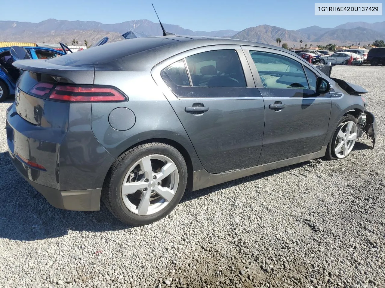 2013 Chevrolet Volt VIN: 1G1RH6E42DU137429 Lot: 75109564