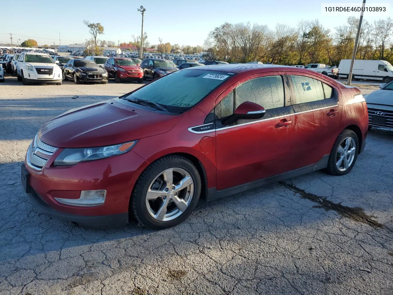 2013 Chevrolet Volt VIN: 1G1RD6E46DU103893 Lot: 77279924