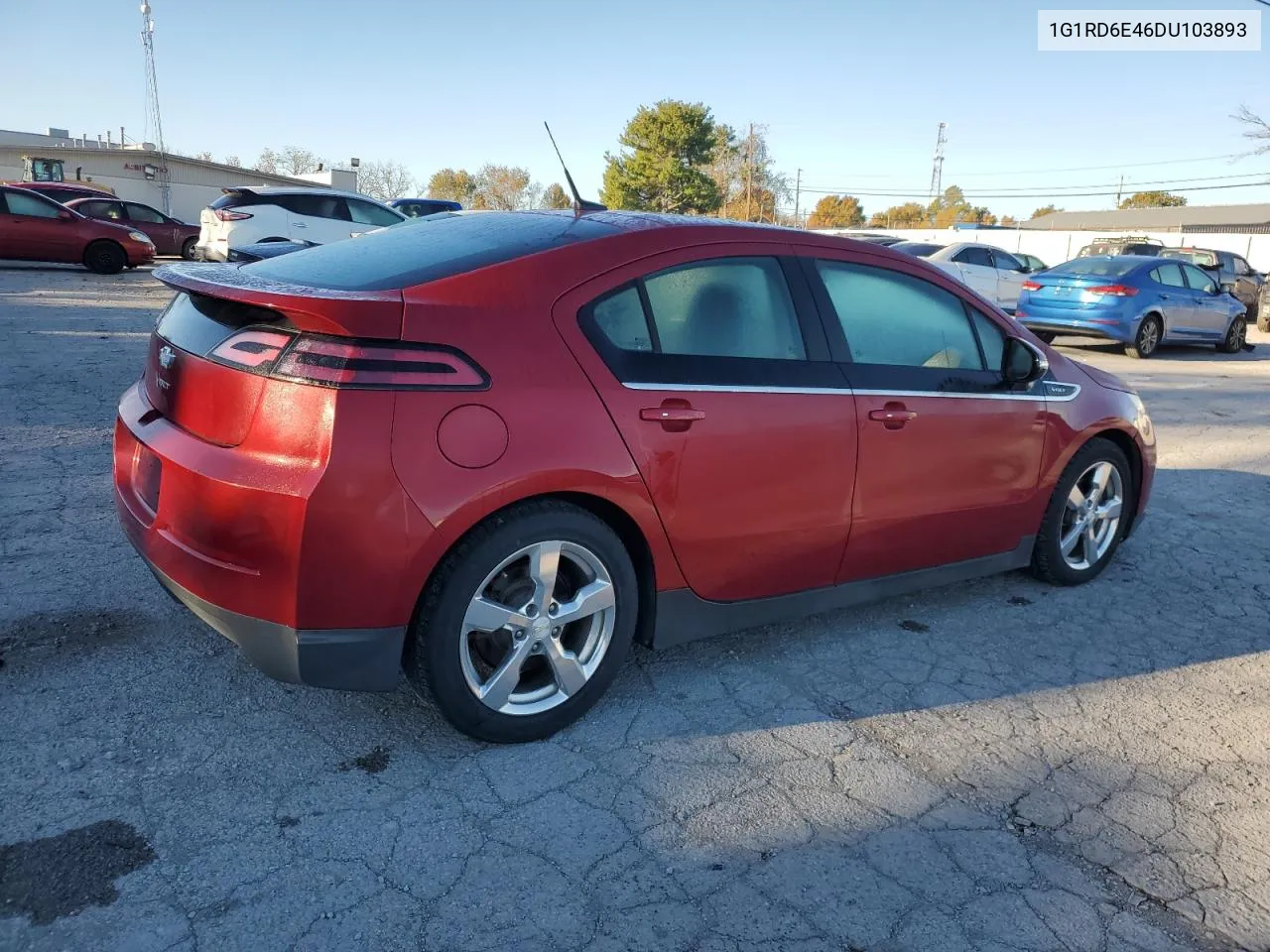 2013 Chevrolet Volt VIN: 1G1RD6E46DU103893 Lot: 77279924