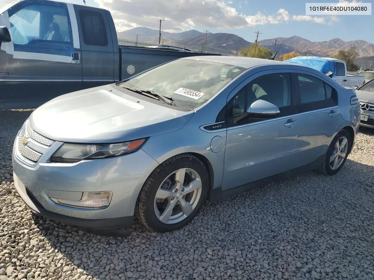 2013 Chevrolet Volt VIN: 1G1RF6E40DU104080 Lot: 77495554