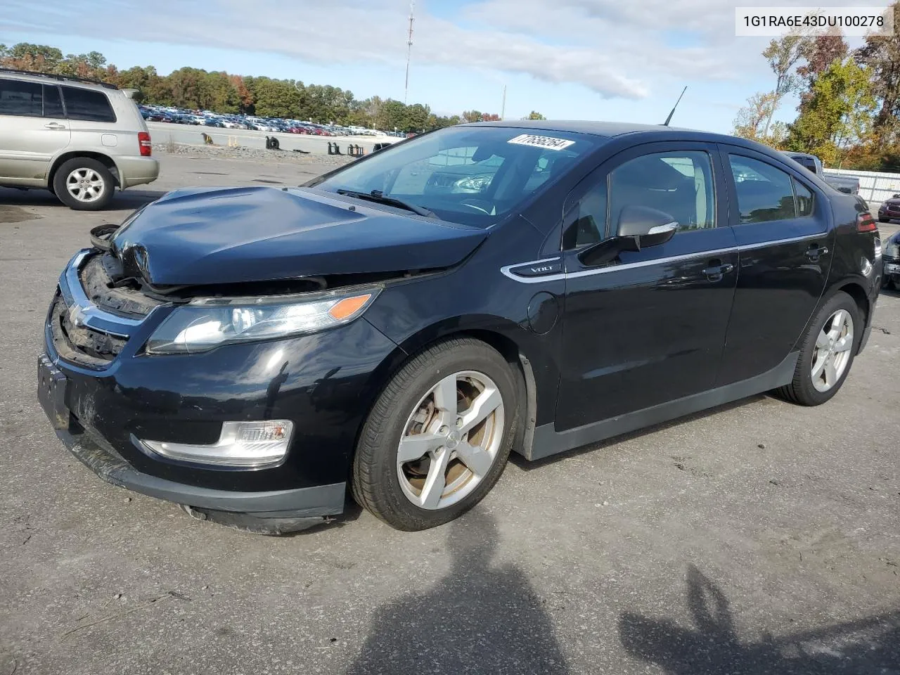 2013 Chevrolet Volt VIN: 1G1RA6E43DU100278 Lot: 77656264