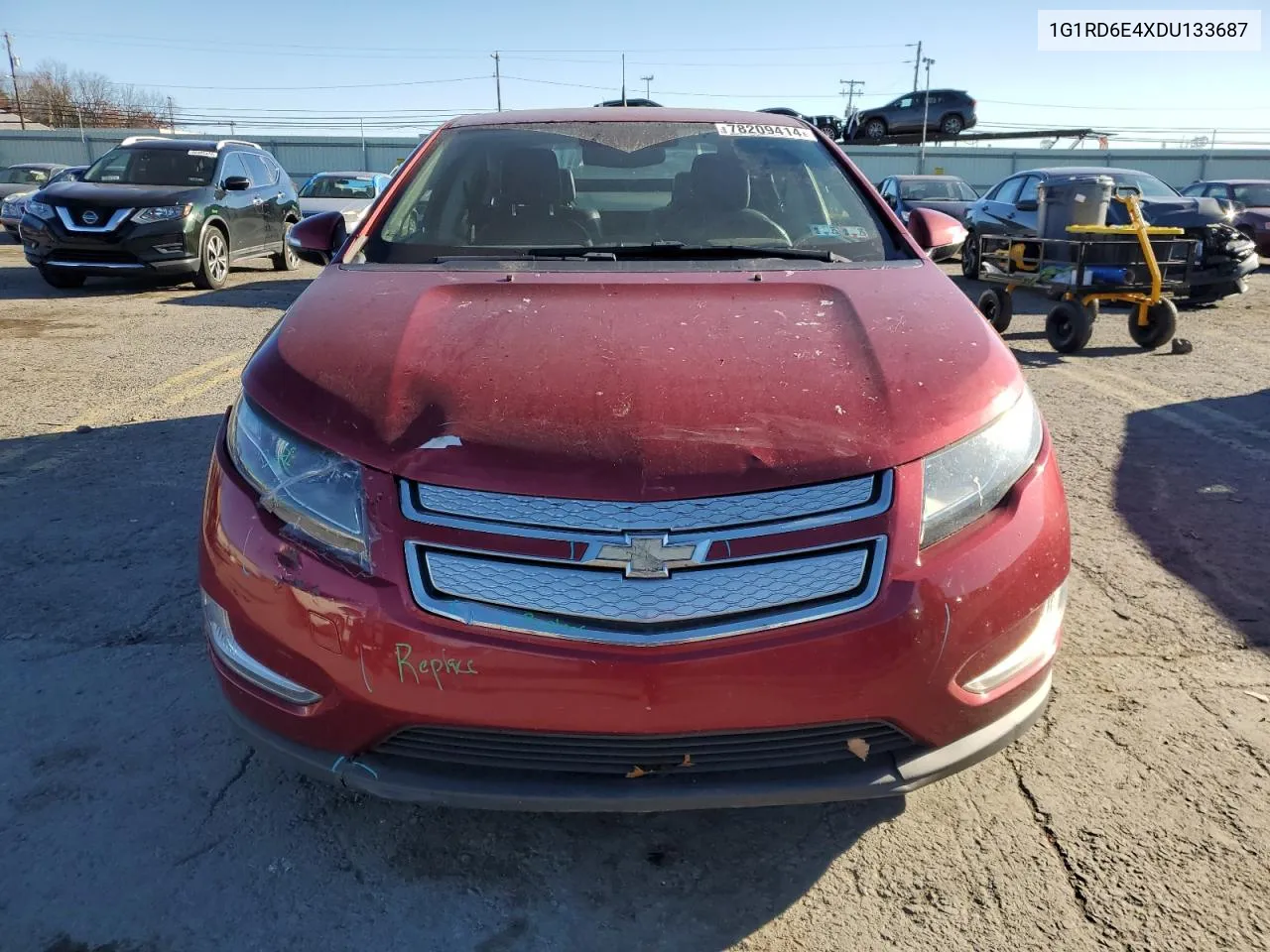 2013 Chevrolet Volt VIN: 1G1RD6E4XDU133687 Lot: 78209414