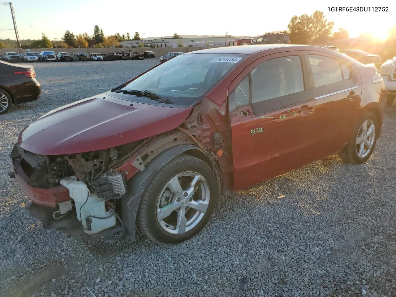 2013 Chevrolet Volt VIN: 1G1RF6E48DU112752 Lot: 80061704