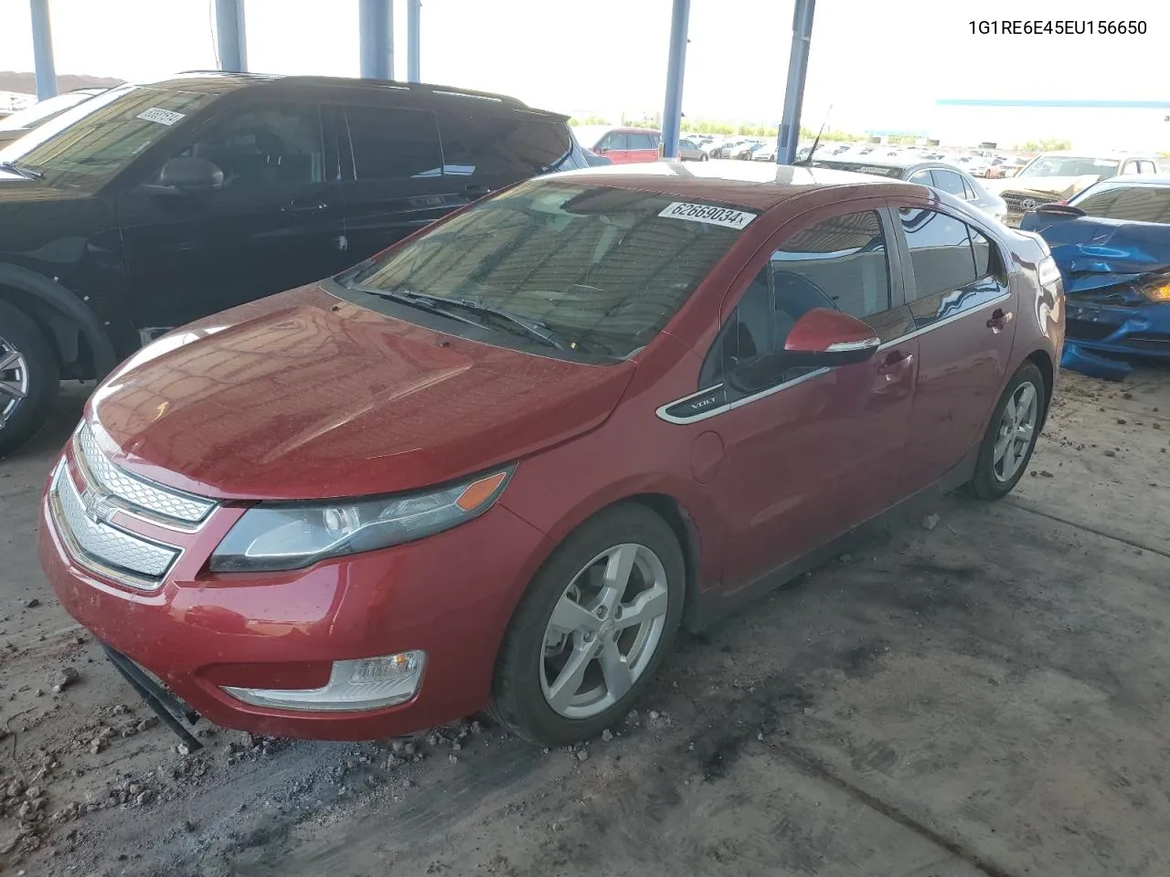 2014 Chevrolet Volt VIN: 1G1RE6E45EU156650 Lot: 62669034