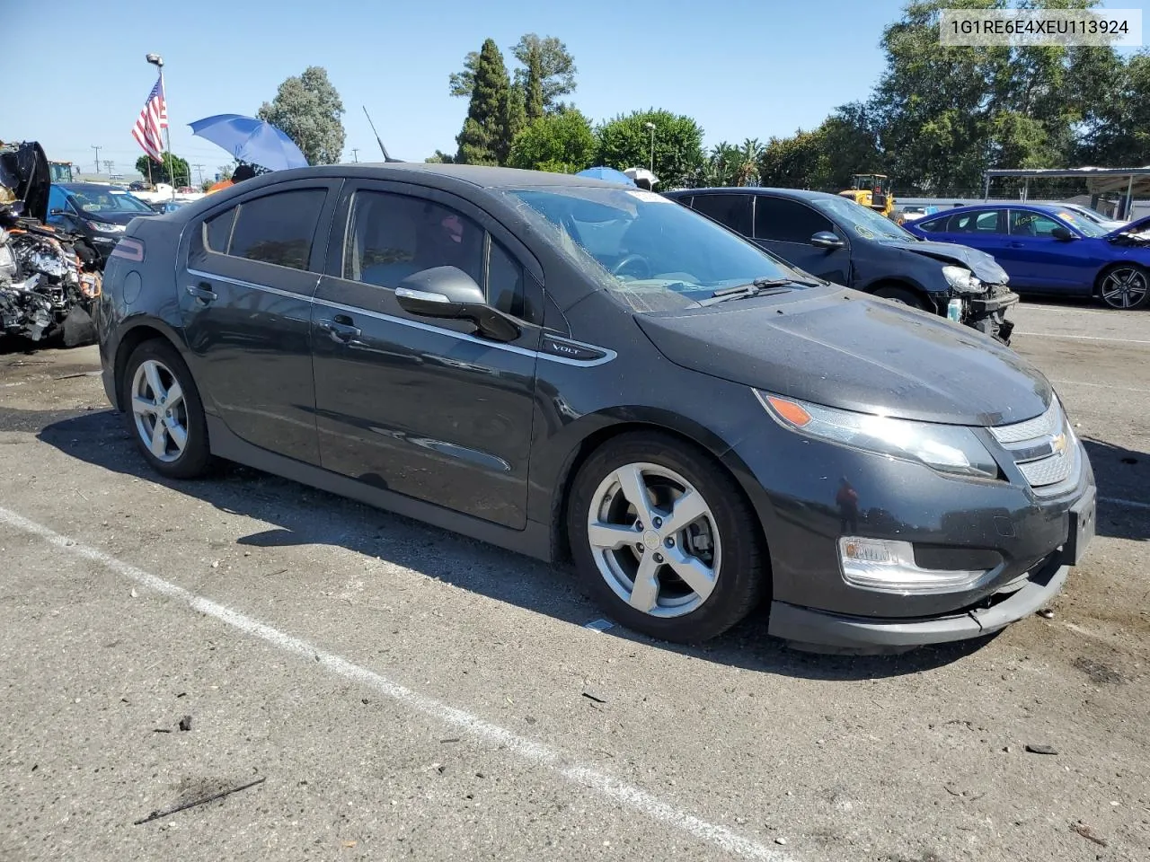 1G1RE6E4XEU113924 2014 Chevrolet Volt