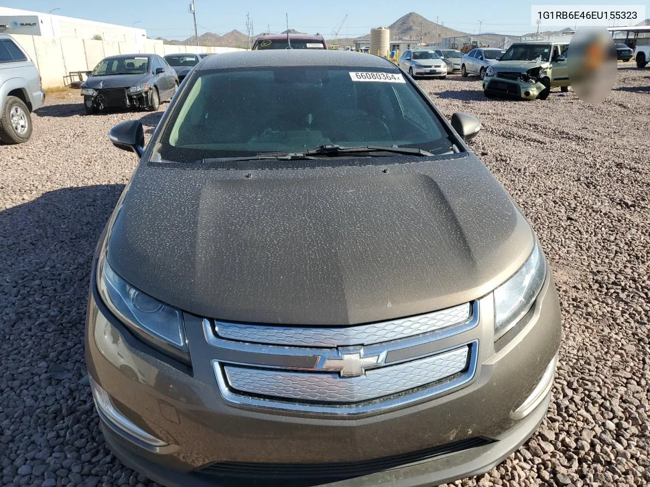 2014 Chevrolet Volt VIN: 1G1RB6E46EU155323 Lot: 66080364