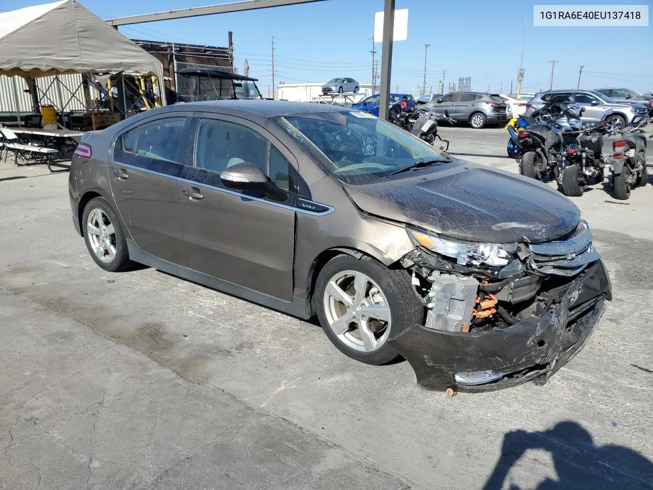 2014 Chevrolet Volt VIN: 1G1RA6E40EU137418 Lot: 70338834