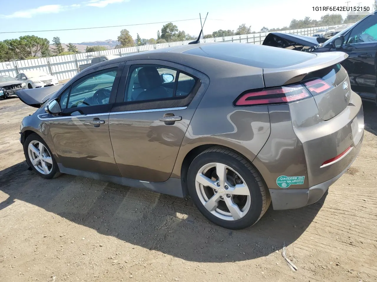 2014 Chevrolet Volt VIN: 1G1RF6E42EU152150 Lot: 72441584