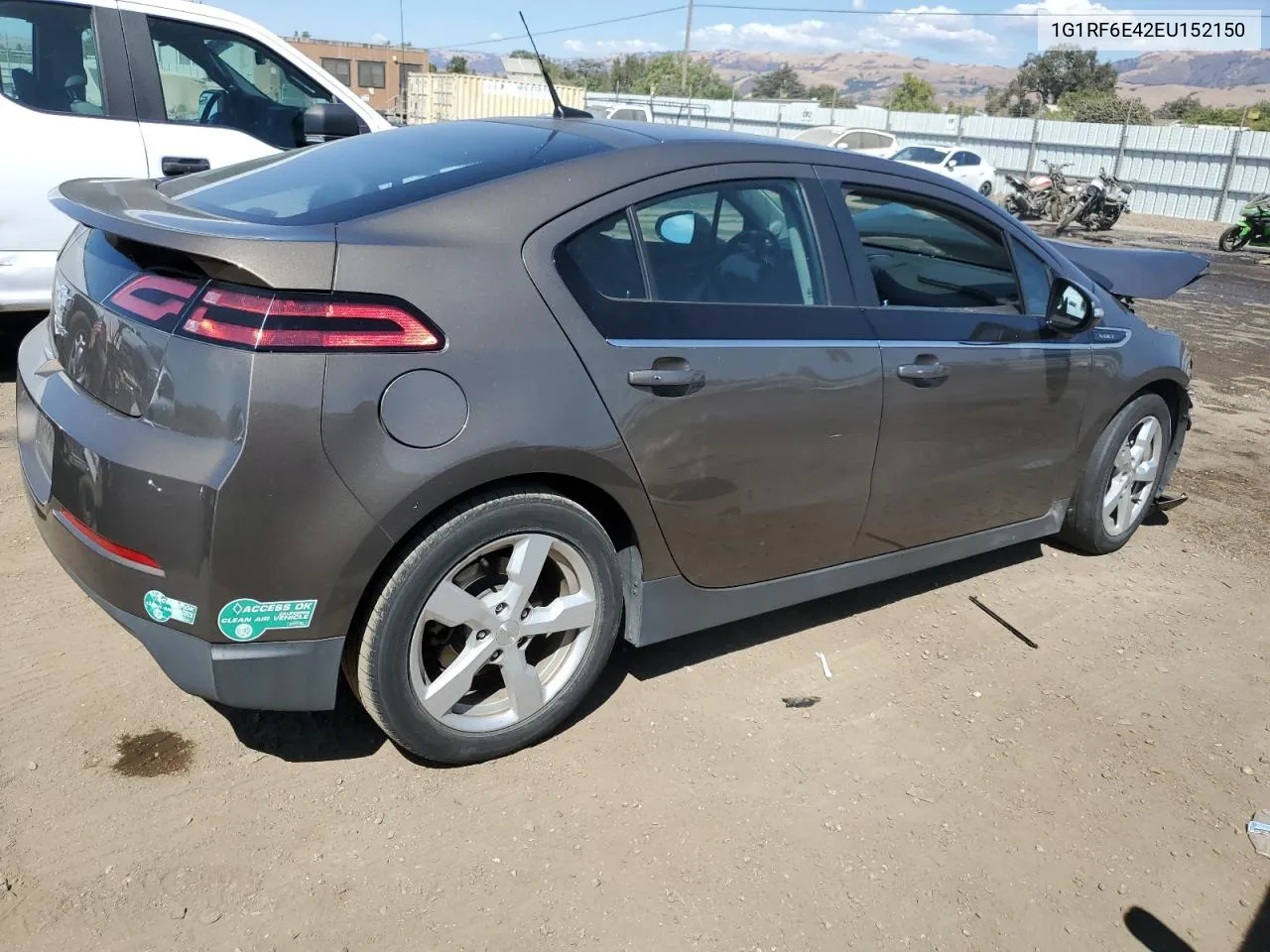 2014 Chevrolet Volt VIN: 1G1RF6E42EU152150 Lot: 72441584