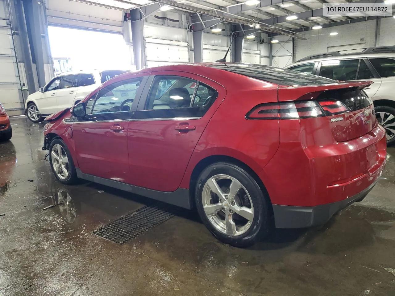 2014 Chevrolet Volt VIN: 1G1RD6E47EU114872 Lot: 73417254