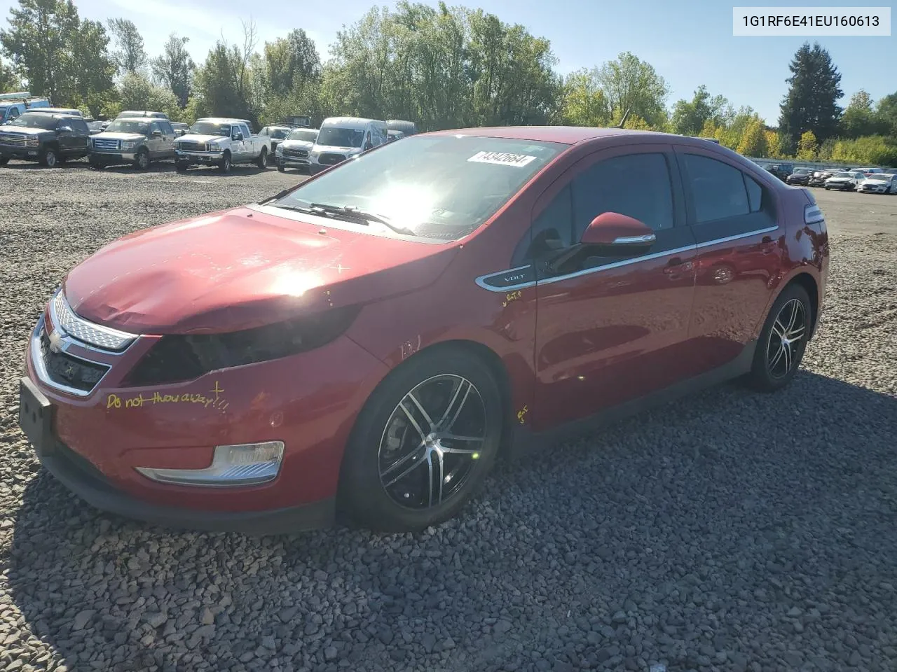 2014 Chevrolet Volt VIN: 1G1RF6E41EU160613 Lot: 74342664