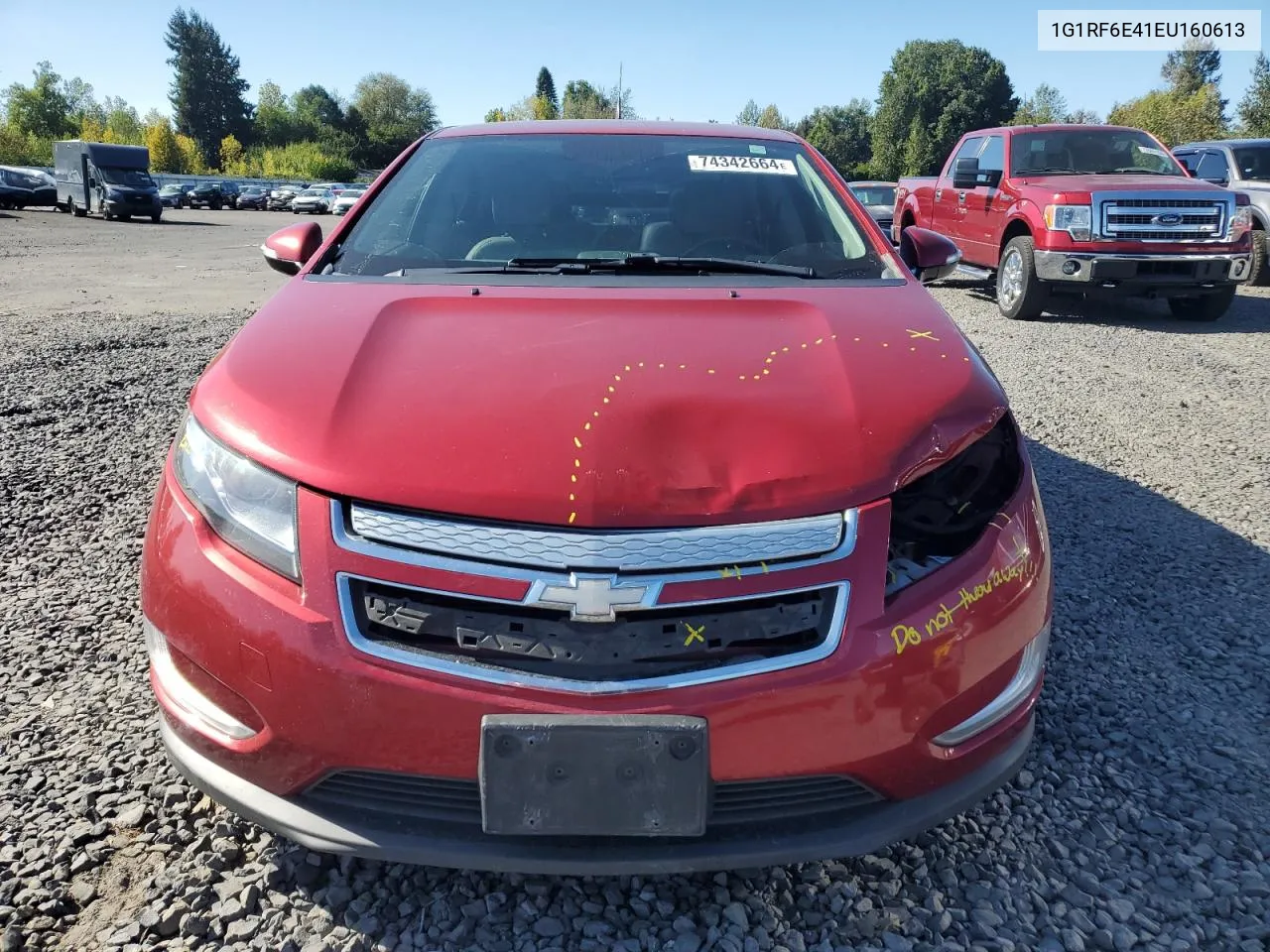 2014 Chevrolet Volt VIN: 1G1RF6E41EU160613 Lot: 74342664