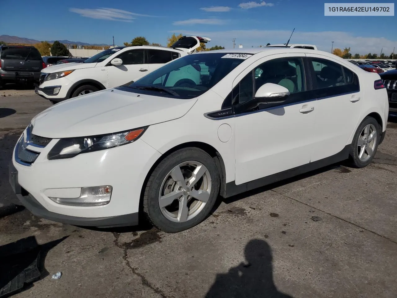 2014 Chevrolet Volt VIN: 1G1RA6E42EU149702 Lot: 77157684