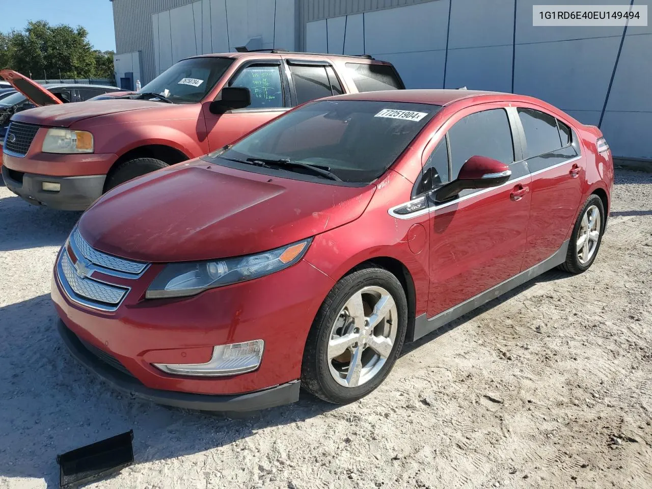 2014 Chevrolet Volt VIN: 1G1RD6E40EU149494 Lot: 77251904