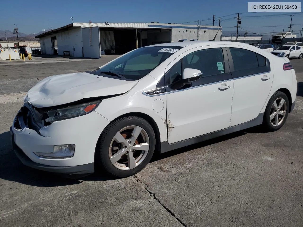 2014 Chevrolet Volt VIN: 1G1RE6E42EU158453 Lot: 77658944