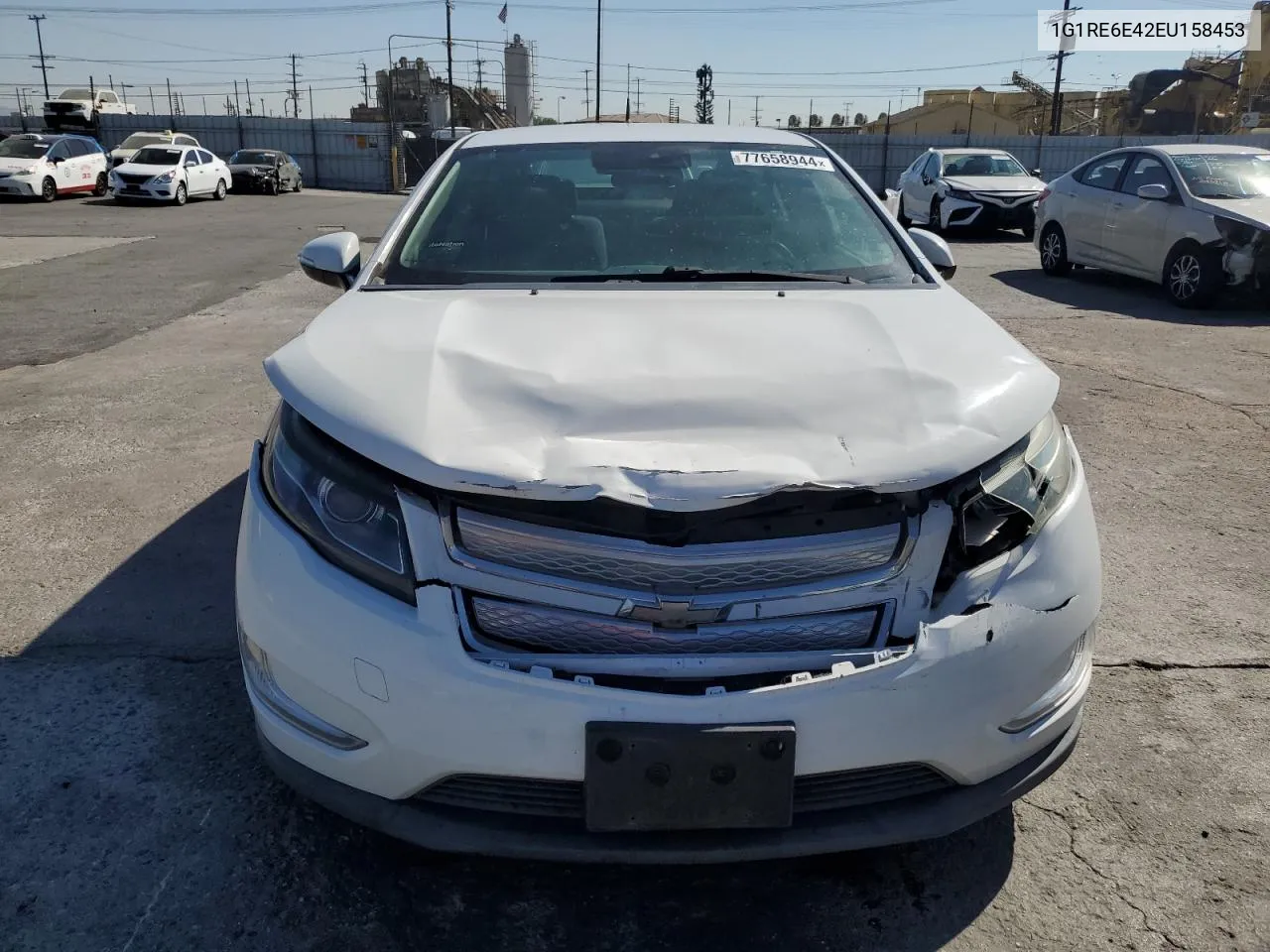 2014 Chevrolet Volt VIN: 1G1RE6E42EU158453 Lot: 77658944