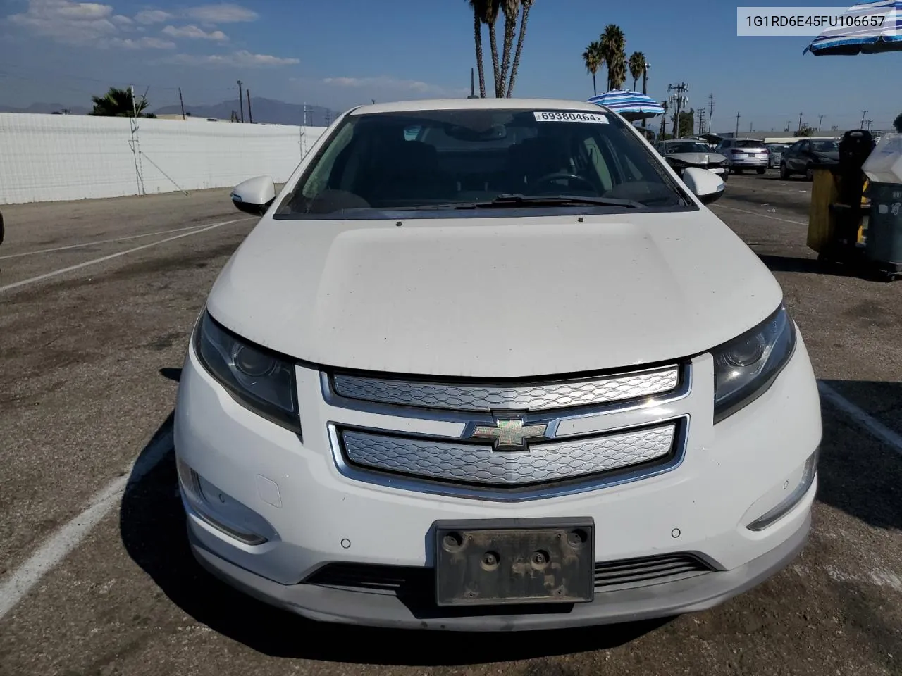 2015 Chevrolet Volt VIN: 1G1RD6E45FU106657 Lot: 69380464