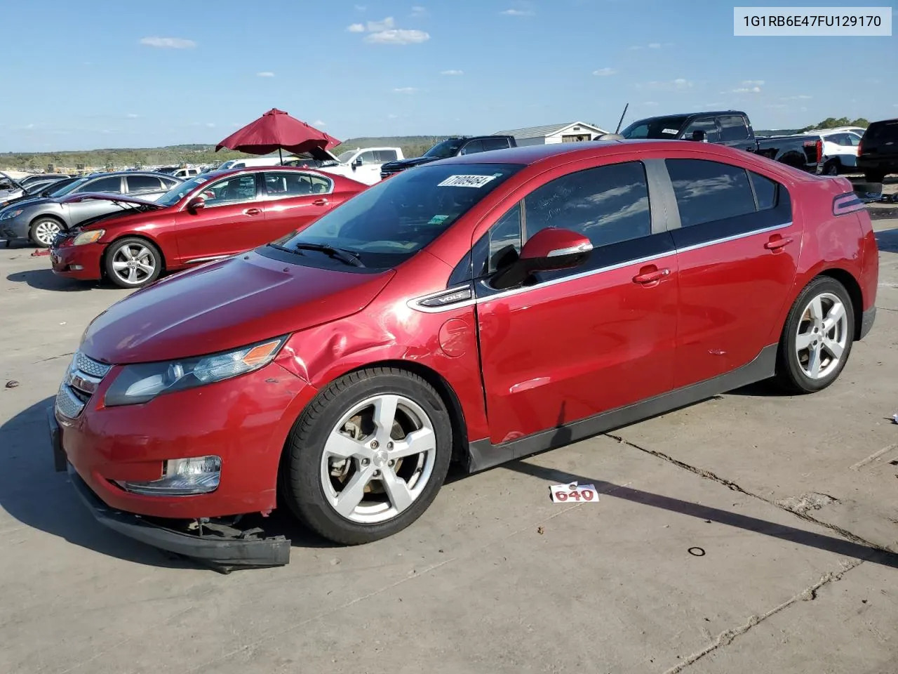 2015 Chevrolet Volt VIN: 1G1RB6E47FU129170 Lot: 71009464