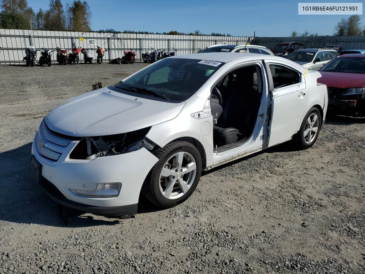 2015 Chevrolet Volt VIN: 1G1RB6E46FU121951 Lot: 73530154