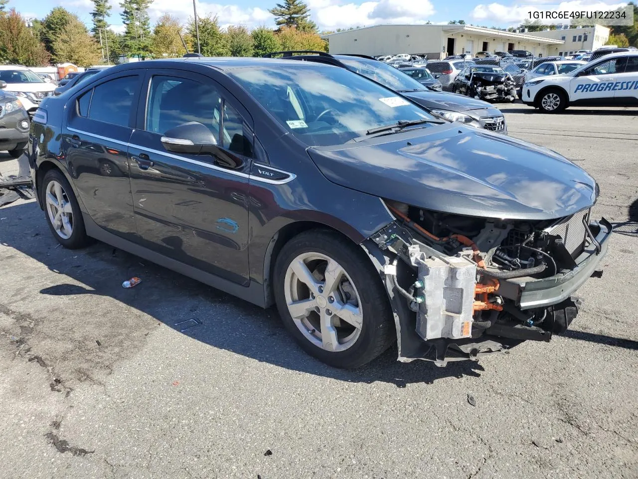 2015 Chevrolet Volt VIN: 1G1RC6E49FU122234 Lot: 74316134