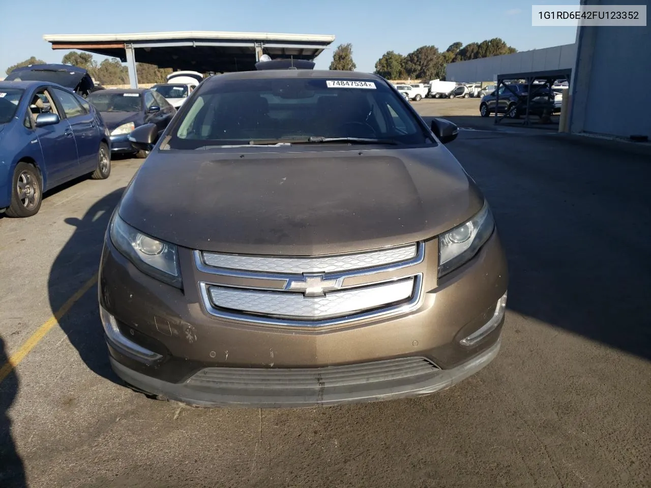 2015 Chevrolet Volt VIN: 1G1RD6E42FU123352 Lot: 74847534