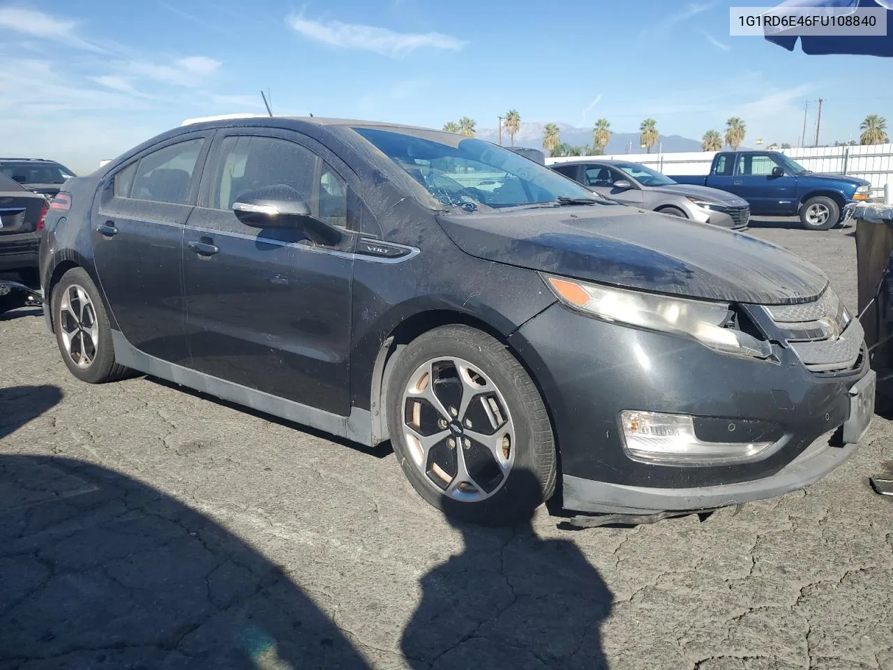 2015 Chevrolet Volt VIN: 1G1RD6E46FU108840 Lot: 75736514