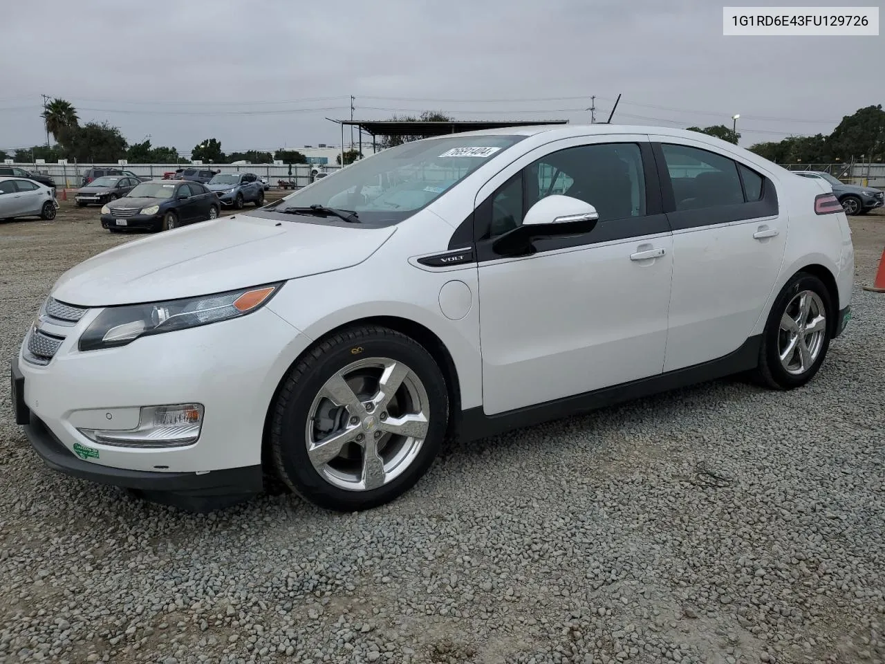 2015 Chevrolet Volt VIN: 1G1RD6E43FU129726 Lot: 76691404