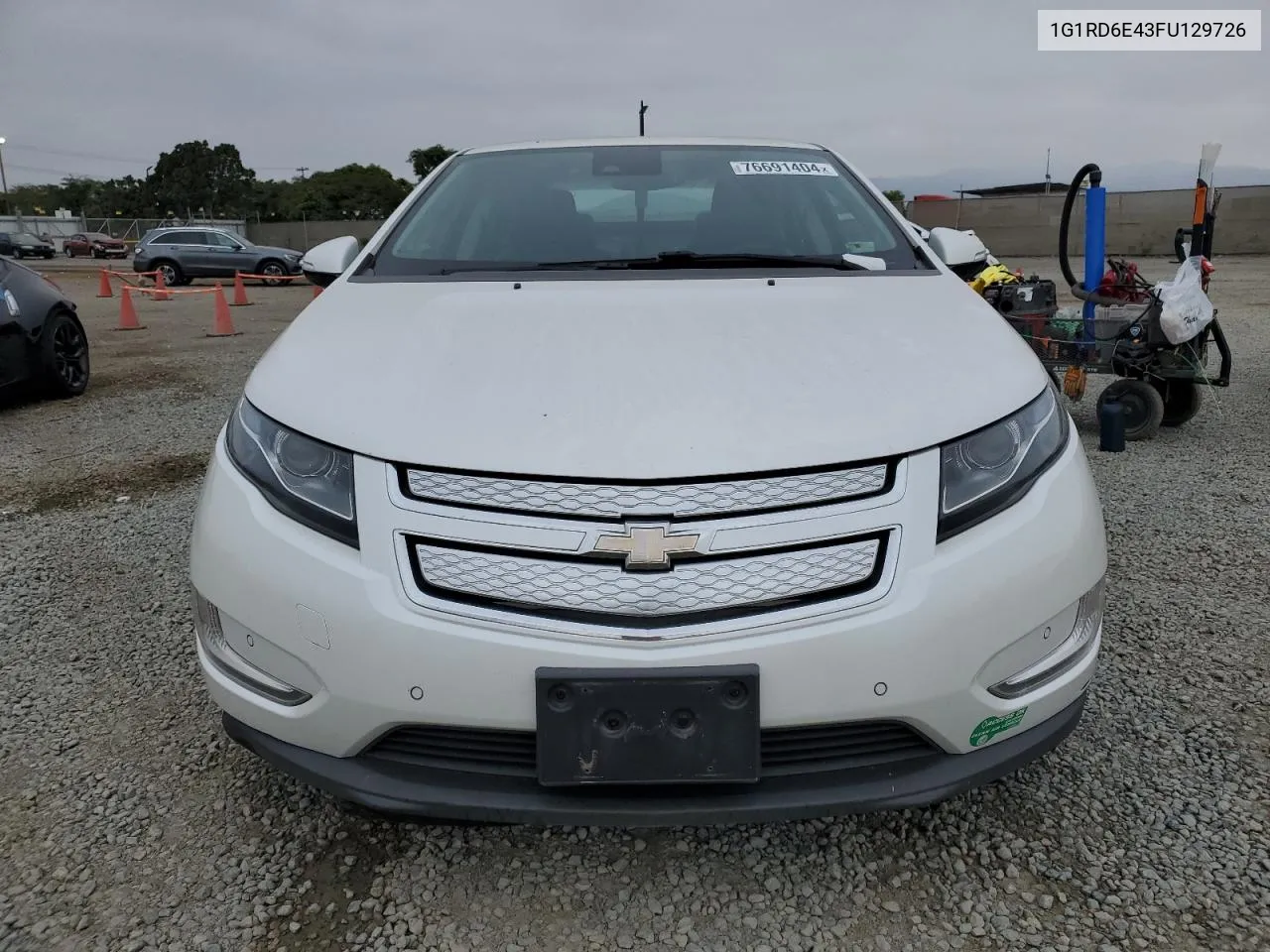 2015 Chevrolet Volt VIN: 1G1RD6E43FU129726 Lot: 76691404