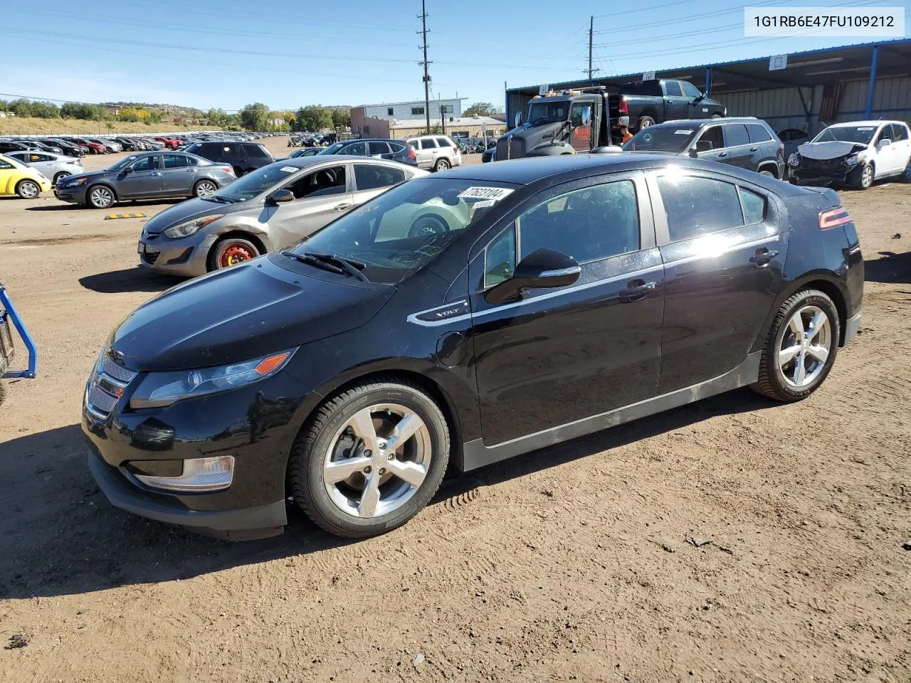 2015 Chevrolet Volt VIN: 1G1RB6E47FU109212 Lot: 77623104