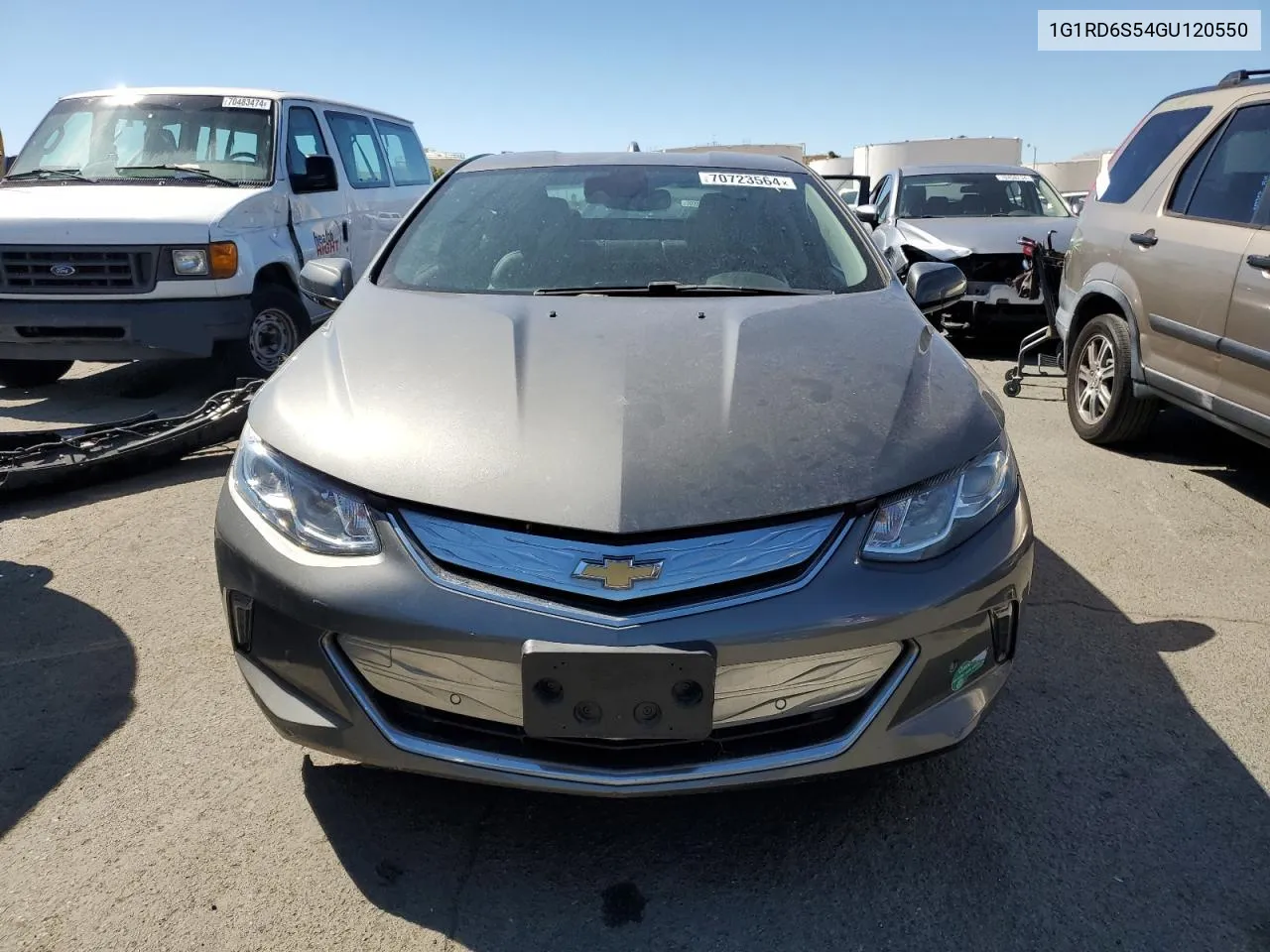 2016 Chevrolet Volt Ltz VIN: 1G1RD6S54GU120550 Lot: 70723564