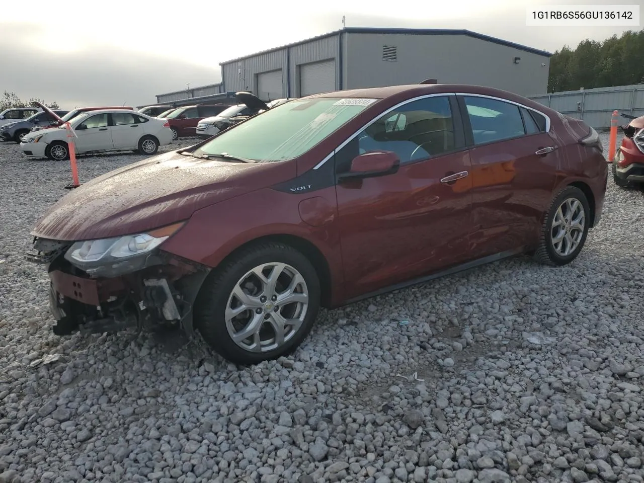 2016 Chevrolet Volt Ltz VIN: 1G1RB6S56GU136142 Lot: 72528374