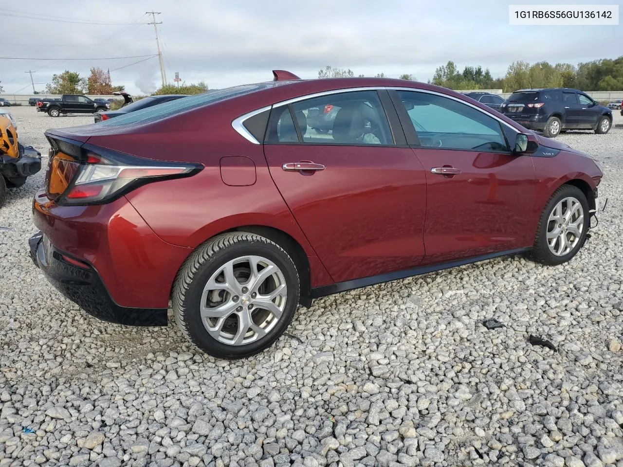 2016 Chevrolet Volt Ltz VIN: 1G1RB6S56GU136142 Lot: 72528374