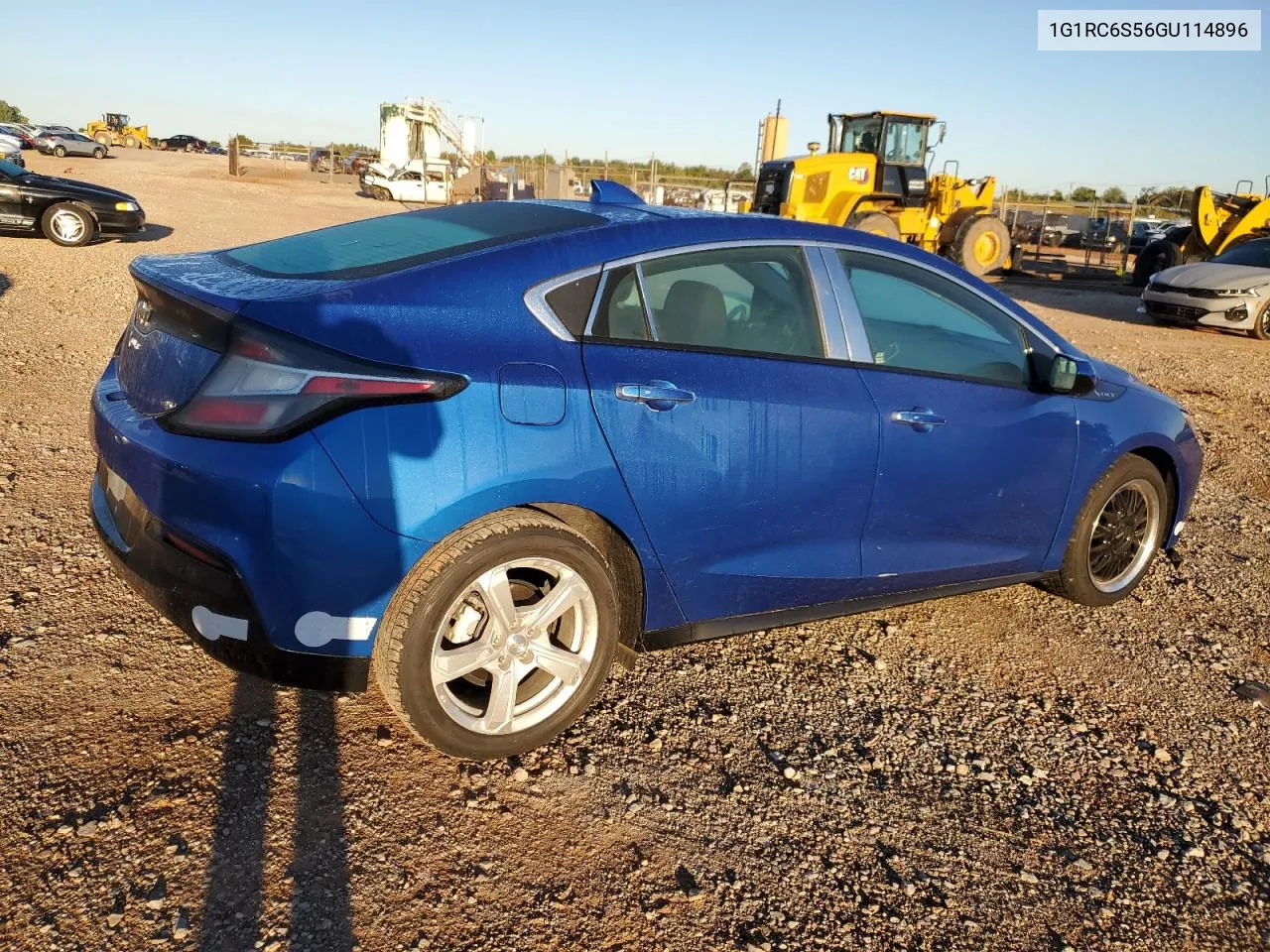 2016 Chevrolet Volt Lt VIN: 1G1RC6S56GU114896 Lot: 73380894