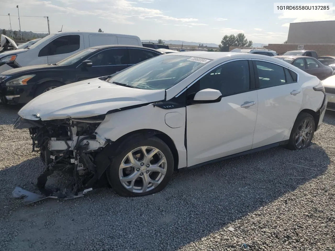 2016 Chevrolet Volt Ltz VIN: 1G1RD6S58GU137285 Lot: 73860204